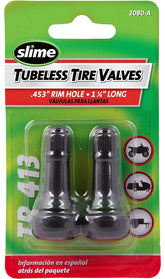 Slime 2080-A Tubeless Tire Valve, Rubber